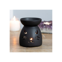 Load image into Gallery viewer, Black Cat Cut Out Oil Burner
