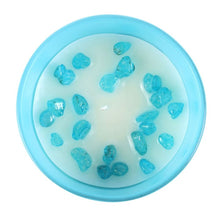 Load image into Gallery viewer, Pisces Gardenia Gemstone Zodiac Candle
