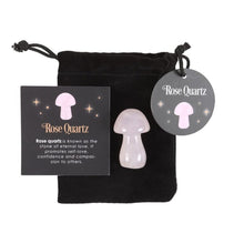 Load image into Gallery viewer, Rose Quartz Crystal Mushroom
