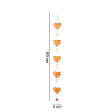 Load image into Gallery viewer, Red/Yellow String Of Hearts
