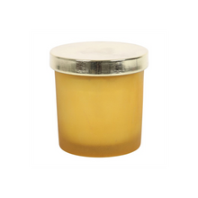 Load image into Gallery viewer, Solar Plexus Chakra Lemon Crystal Chip Candle
