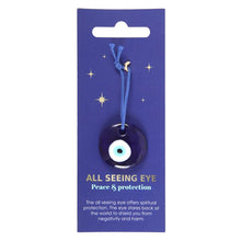 Load image into Gallery viewer, Glass All Seeing Eye Protection Charm
