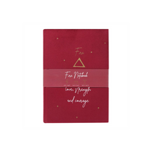 Load image into Gallery viewer, Fire Element Velvet A5 Notebook
