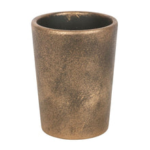 Load image into Gallery viewer, Triple Moon Bronze Terracotta Plant Pot by Lisa Parker
