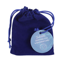 Load image into Gallery viewer, Lucky Stars Lucky Sodalite Crystal Star in a Bag
