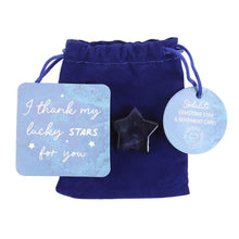Load image into Gallery viewer, Lucky Stars Lucky Sodalite Crystal Star in a Bag
