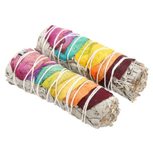 Load image into Gallery viewer, Set of 2 Rose Petal Sage Smudge Wands
